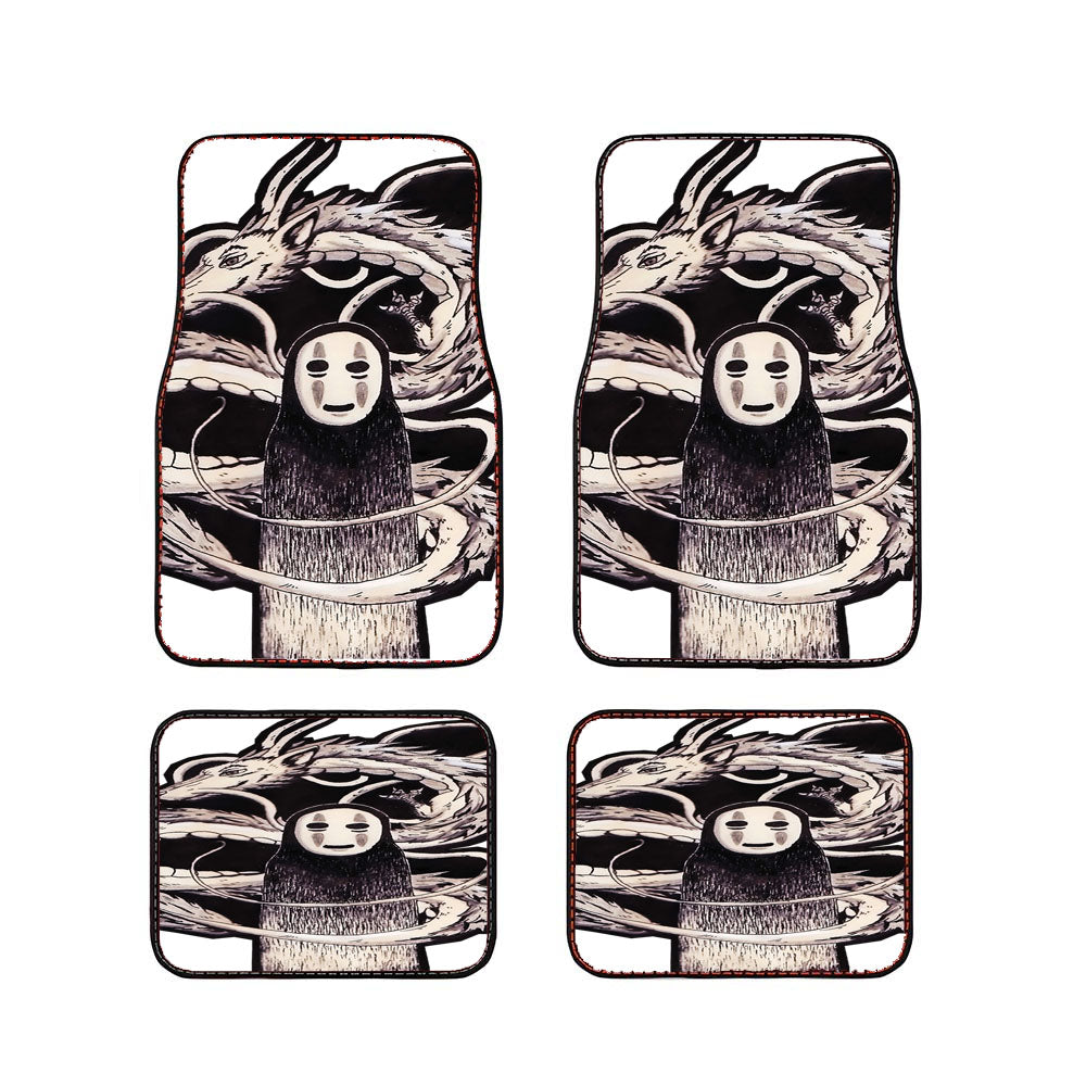 Kaonashi And The Dragon Car Floor Mats Accessories