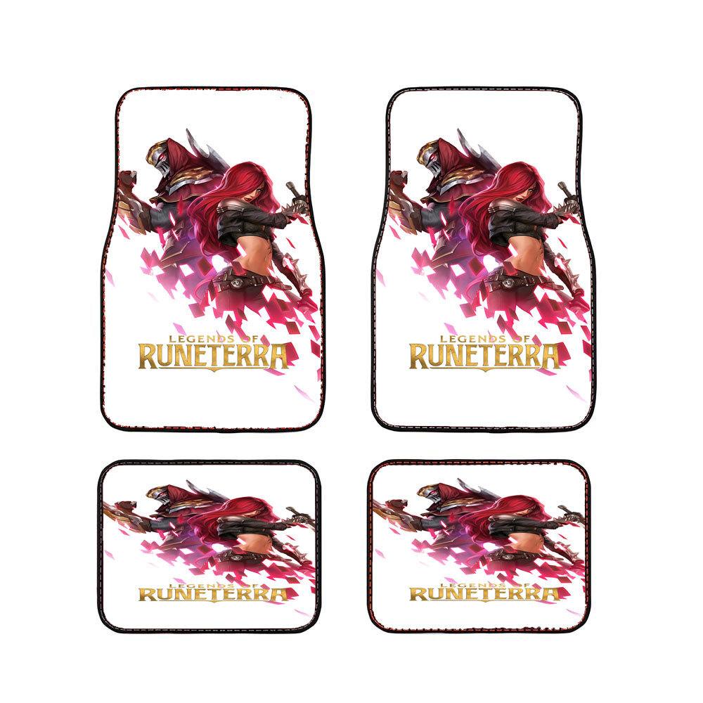 Katarina Zed Lol Legends Of Runeterra Car Floor Mats Accessories
