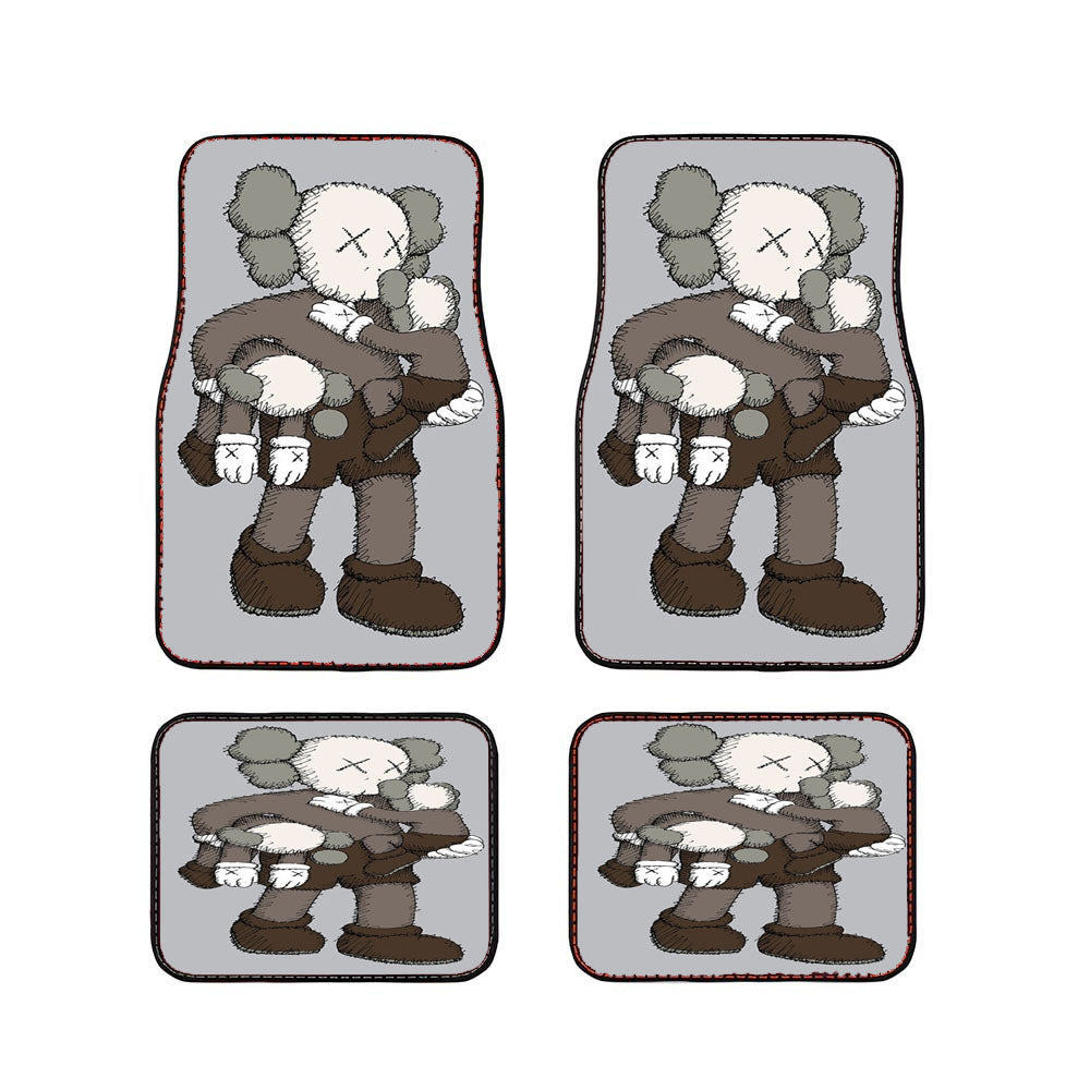 Kaws And Child Car Floor Mats Accessories