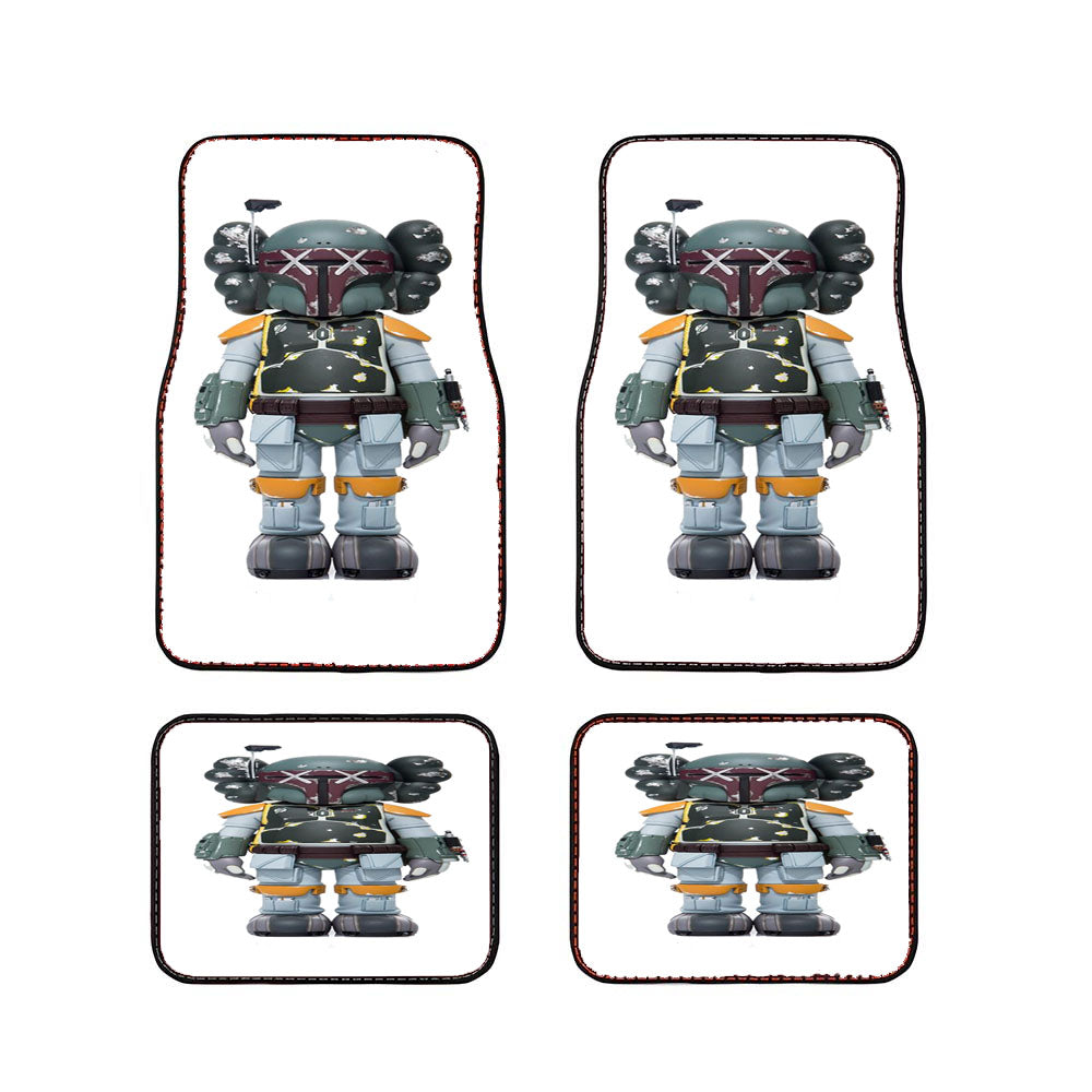 Kaws Boba Fett Car Floor Mats Accessories