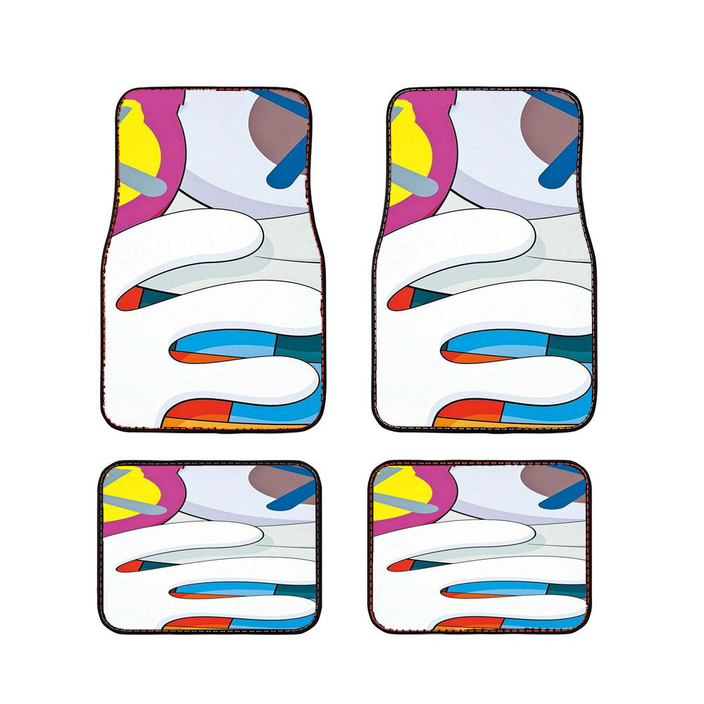 Kaws Cartoon Art Car Floor Mats Accessories