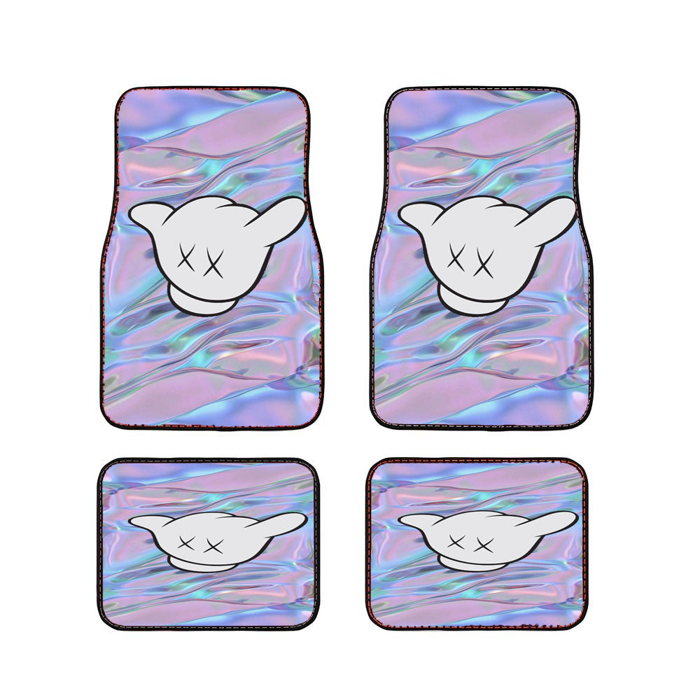 Kaws Hand Hollowgram Car Floor Mats Accessories