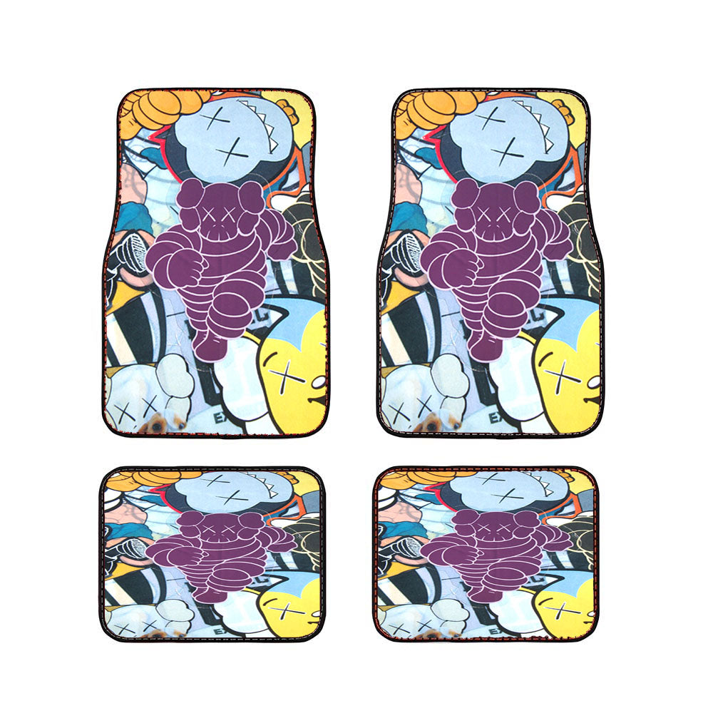 Kaws Michelin Car Floor Mats Accessories