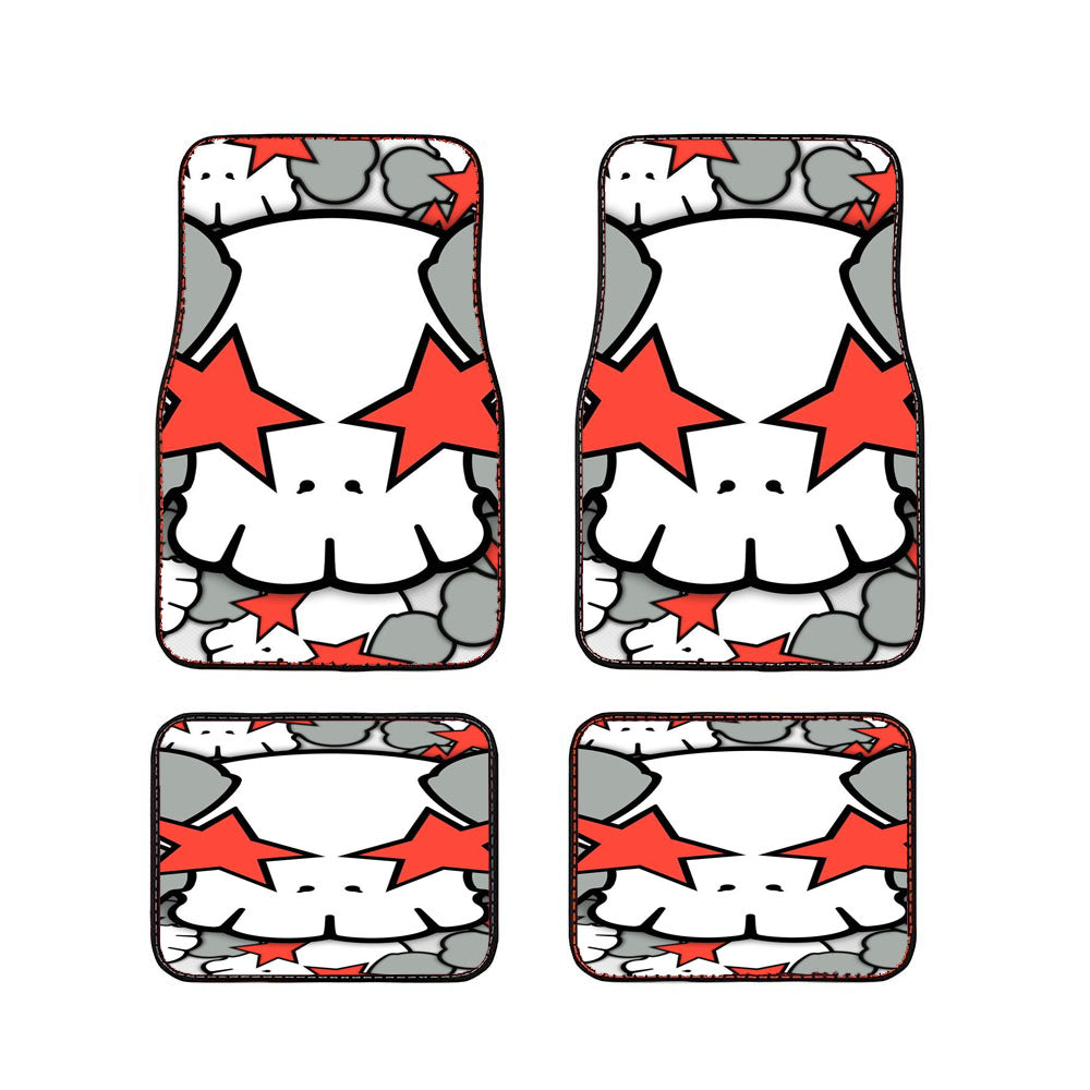 Kaws Star Pattern Car Floor Mats Accessories