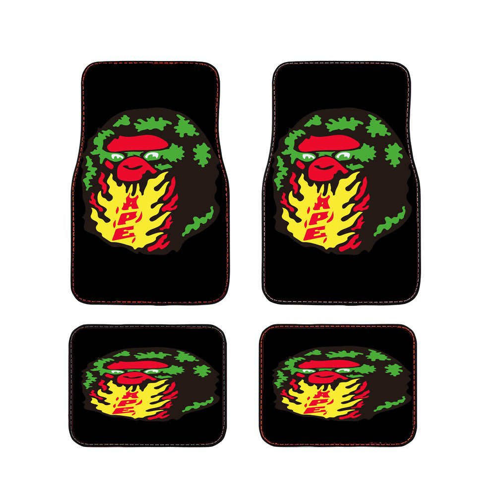 Kaws X Ape Car Floor Mats Accessories