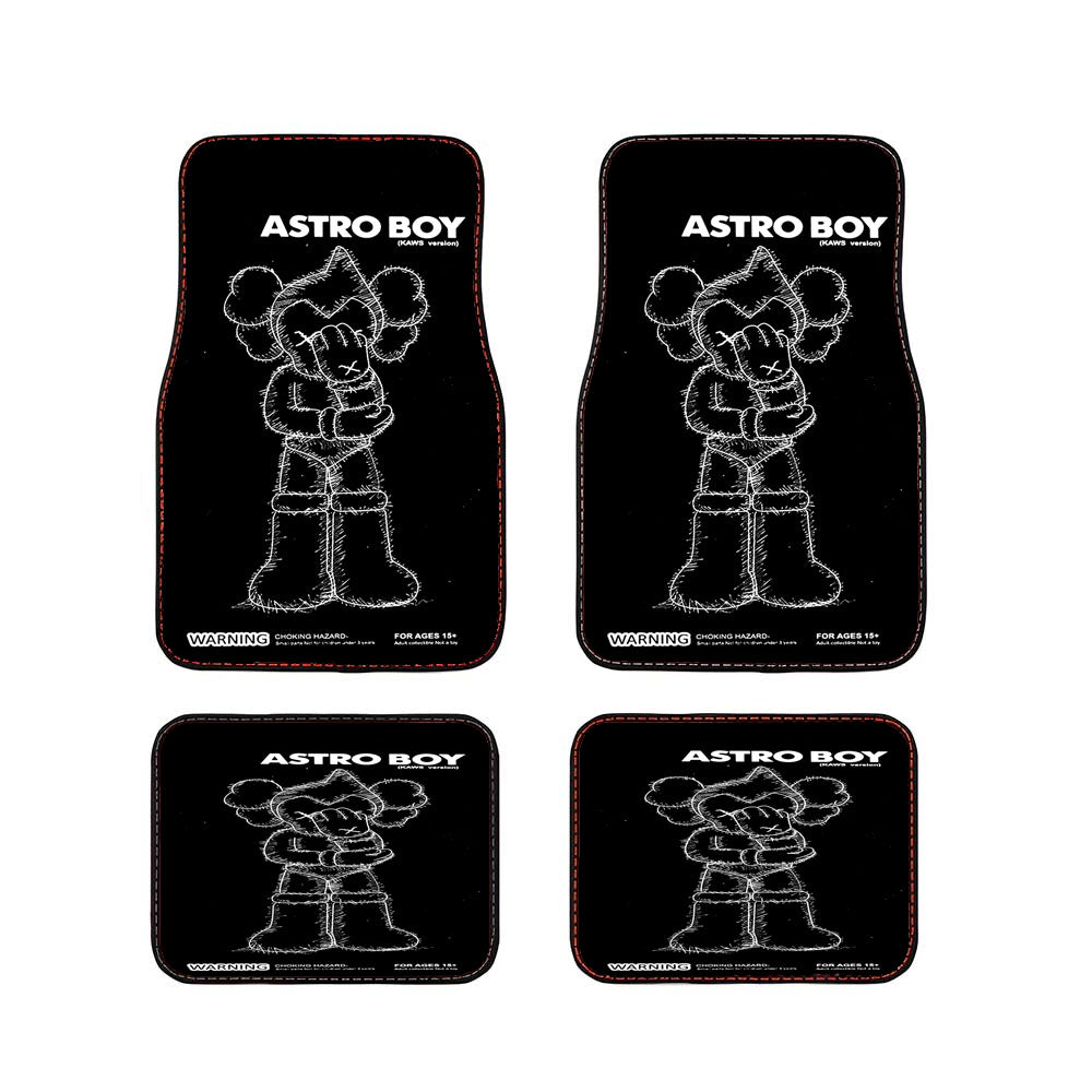 Kaws X Astro Boy Cartoon Car Floor Mats Accessories