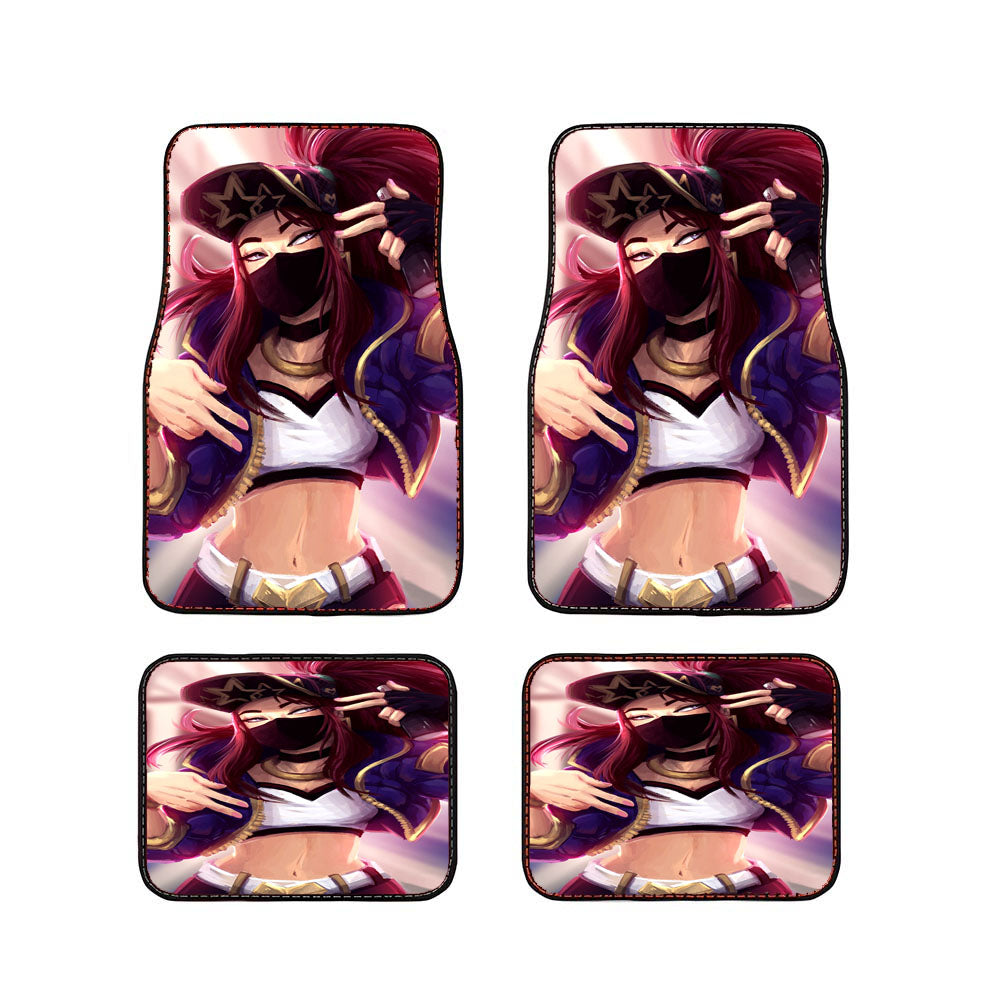 Kda Akali League Of Legends Car Floor Mats Accessories