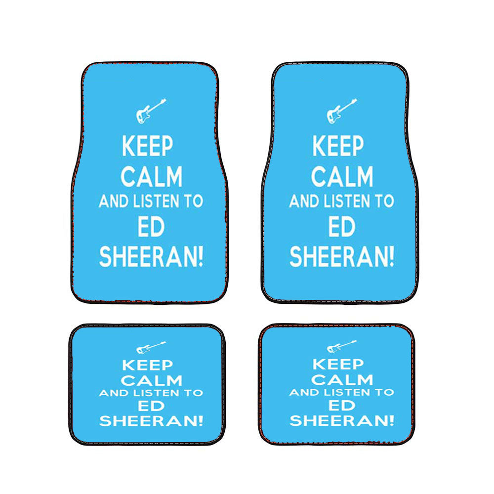 Keep Calm And Ed Sheeran Car Floor Mats Accessories