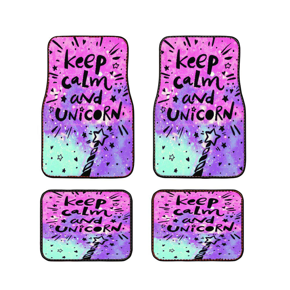 Keep Calm And Unicorn Car Floor Mats Accessories