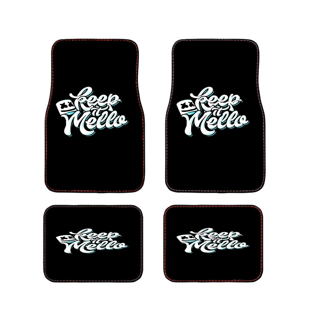 Keep It Mello Marshmello Graphic Festival Music Ibiza Man Car Floor Mats Accessories