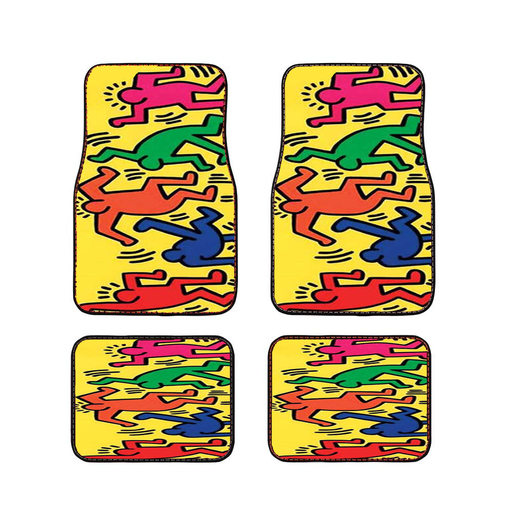 Keith Haring Car Floor Mats Accessories