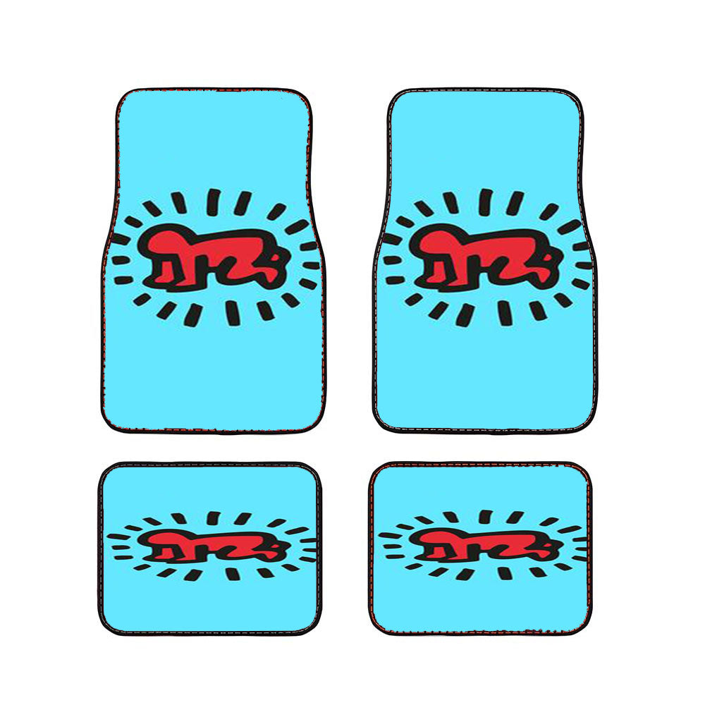 Keith Haring 2 Car Floor Mats Accessories