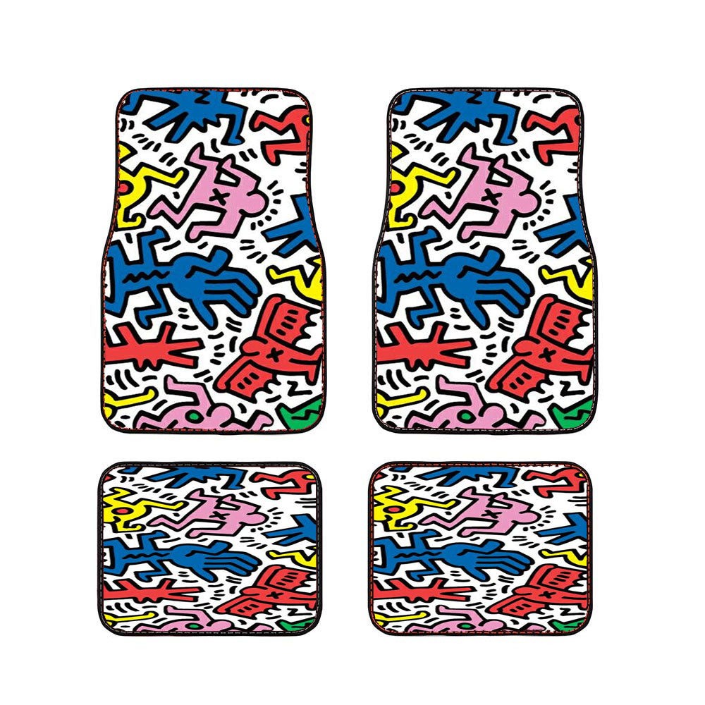 Keith Haring Neo Pop Art Car Floor Mats Accessories