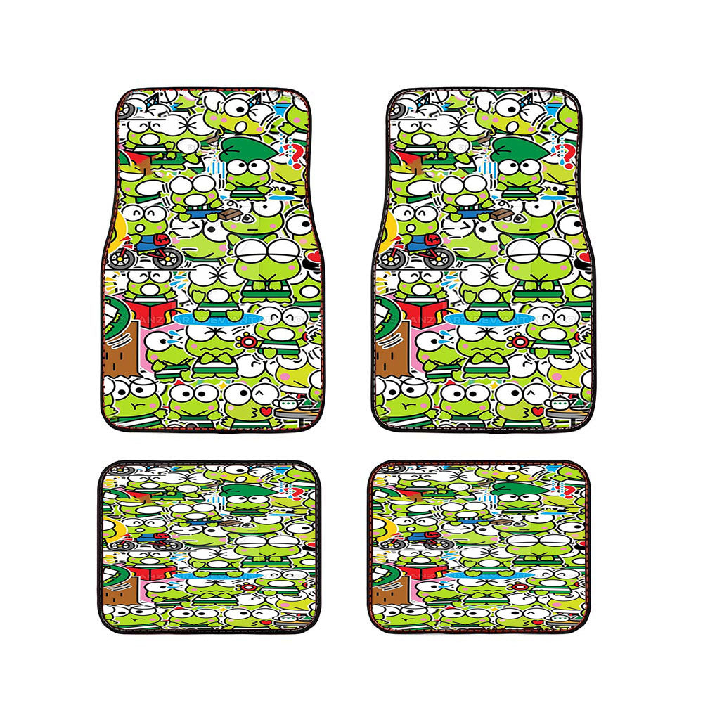 Keroppi Collage Car Floor Mats Accessories