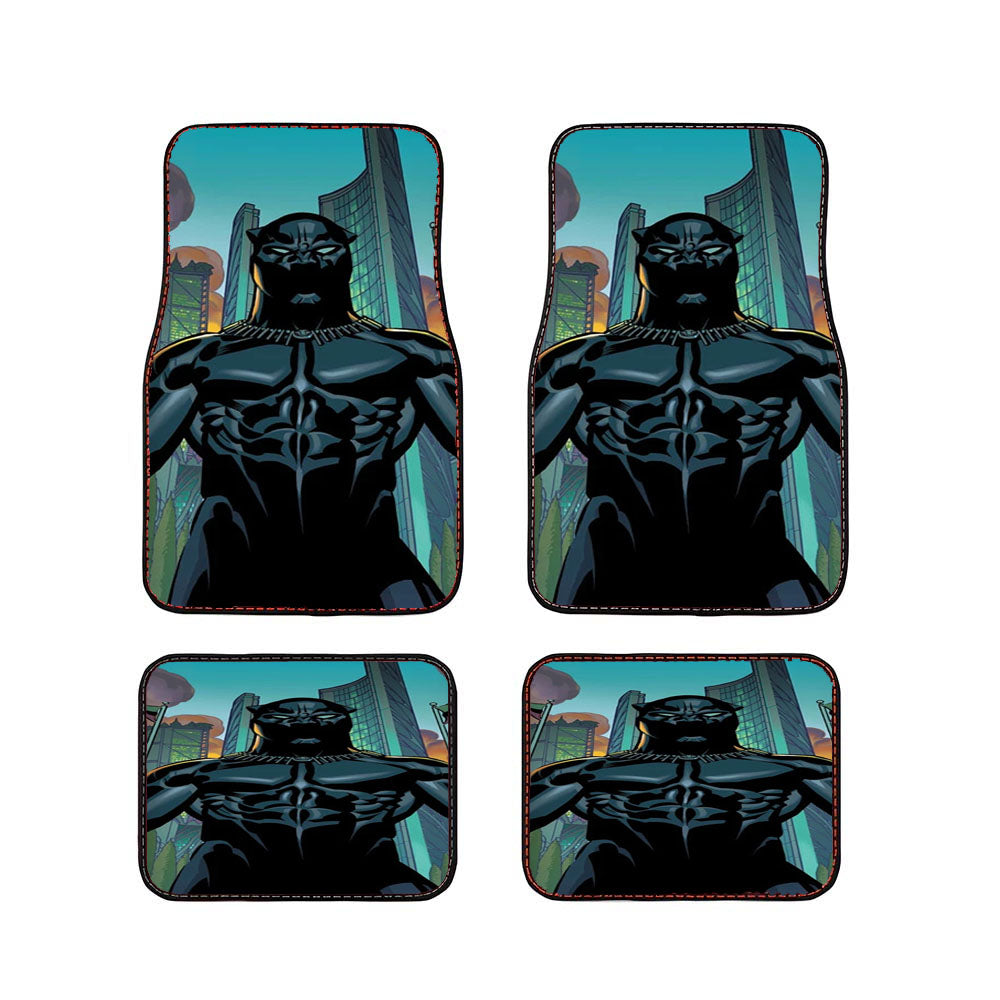 King Of Wakanda Black Panther Car Floor Mats Accessories