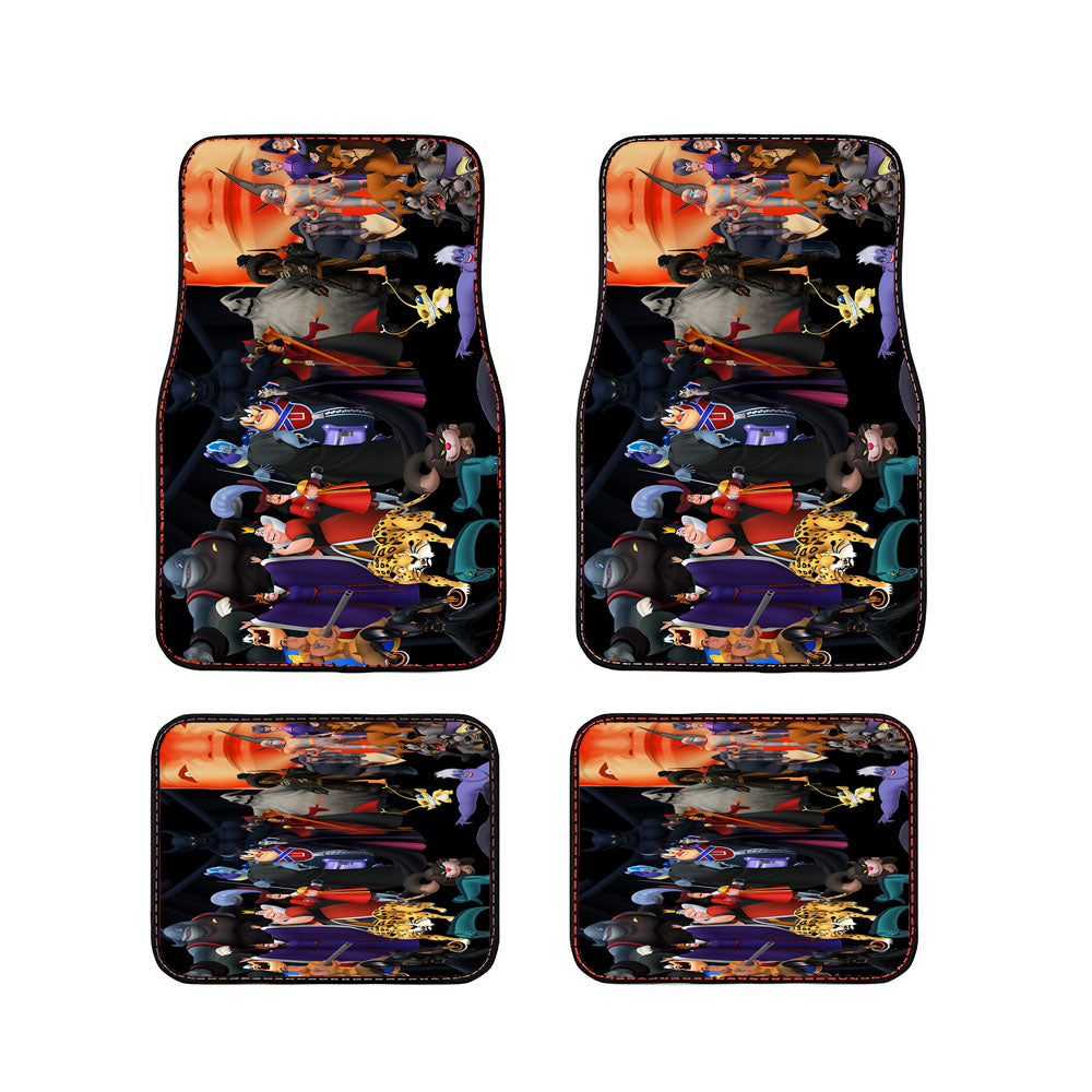 Kingdom Hearts Disney Villains Car Floor Mats Accessories