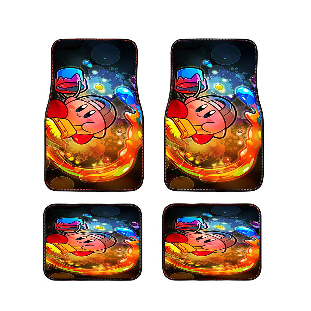 Kirby Cute Art Car Floor Mats Accessories
