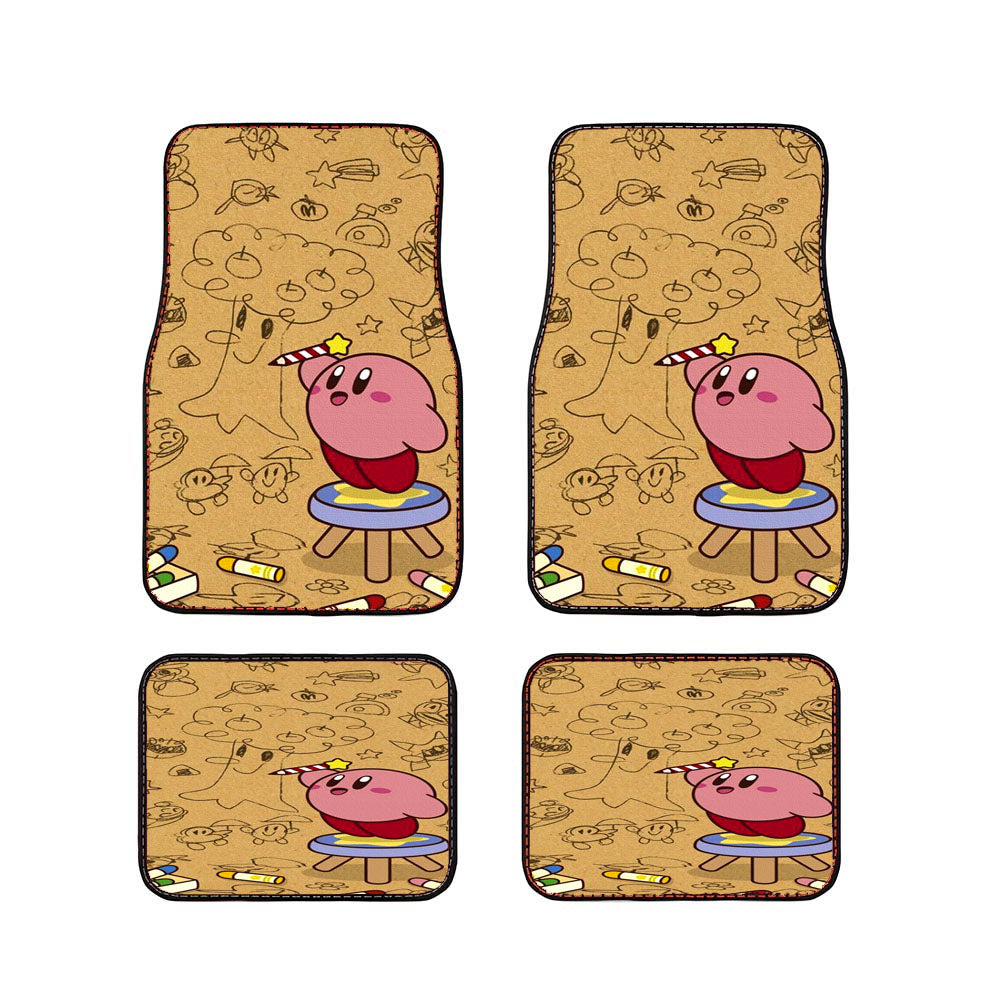 Kirby Vintage Drawing Car Floor Mats Accessories