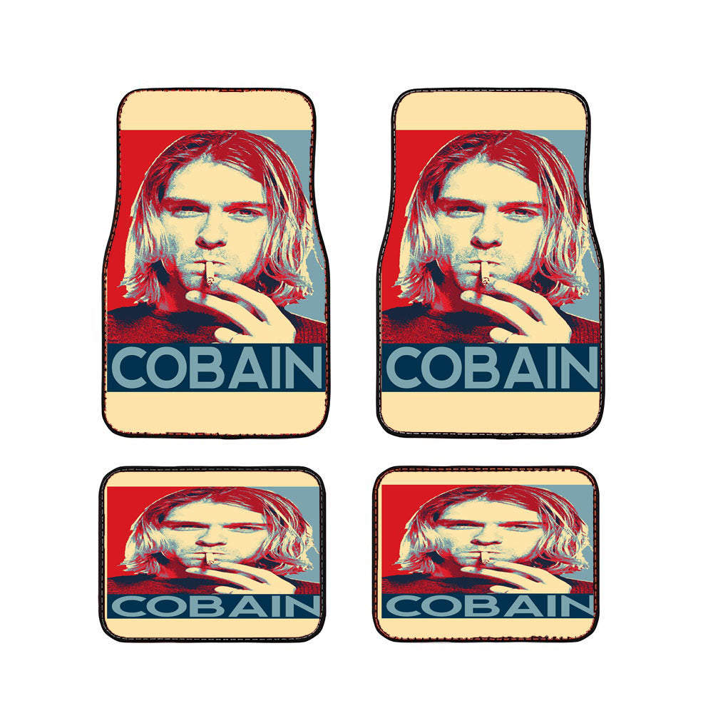 Kurtcobain Obey Style Car Floor Mats Accessories
