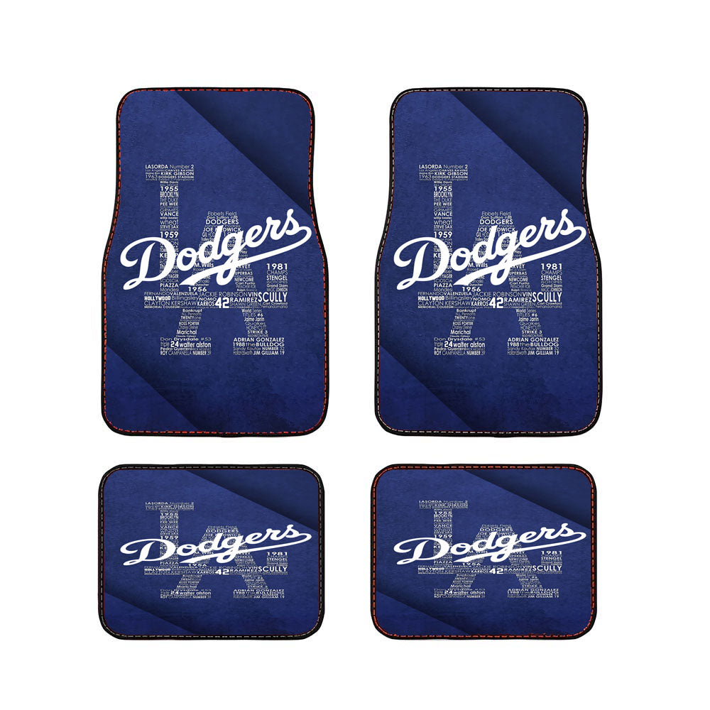 La Dodgers Car Floor Mats Accessories