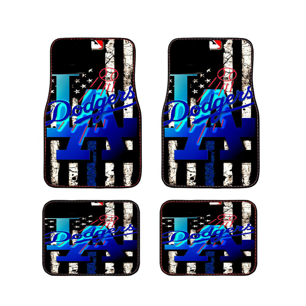 La Dodgers Baseball 987 Car Floor Mats Accessories