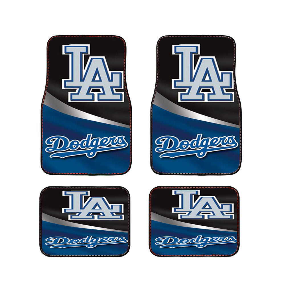 La Dodgers Cloth Logo Car Floor Mats Accessories