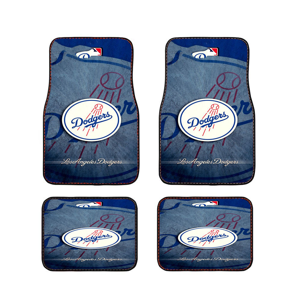 La Dodgers Mlb 2 Car Floor Mats Accessories