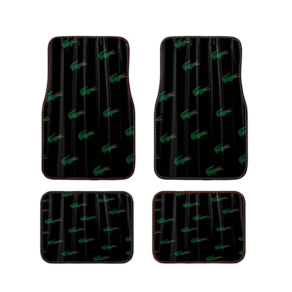 Lacoste Black Car Floor Mats Accessories