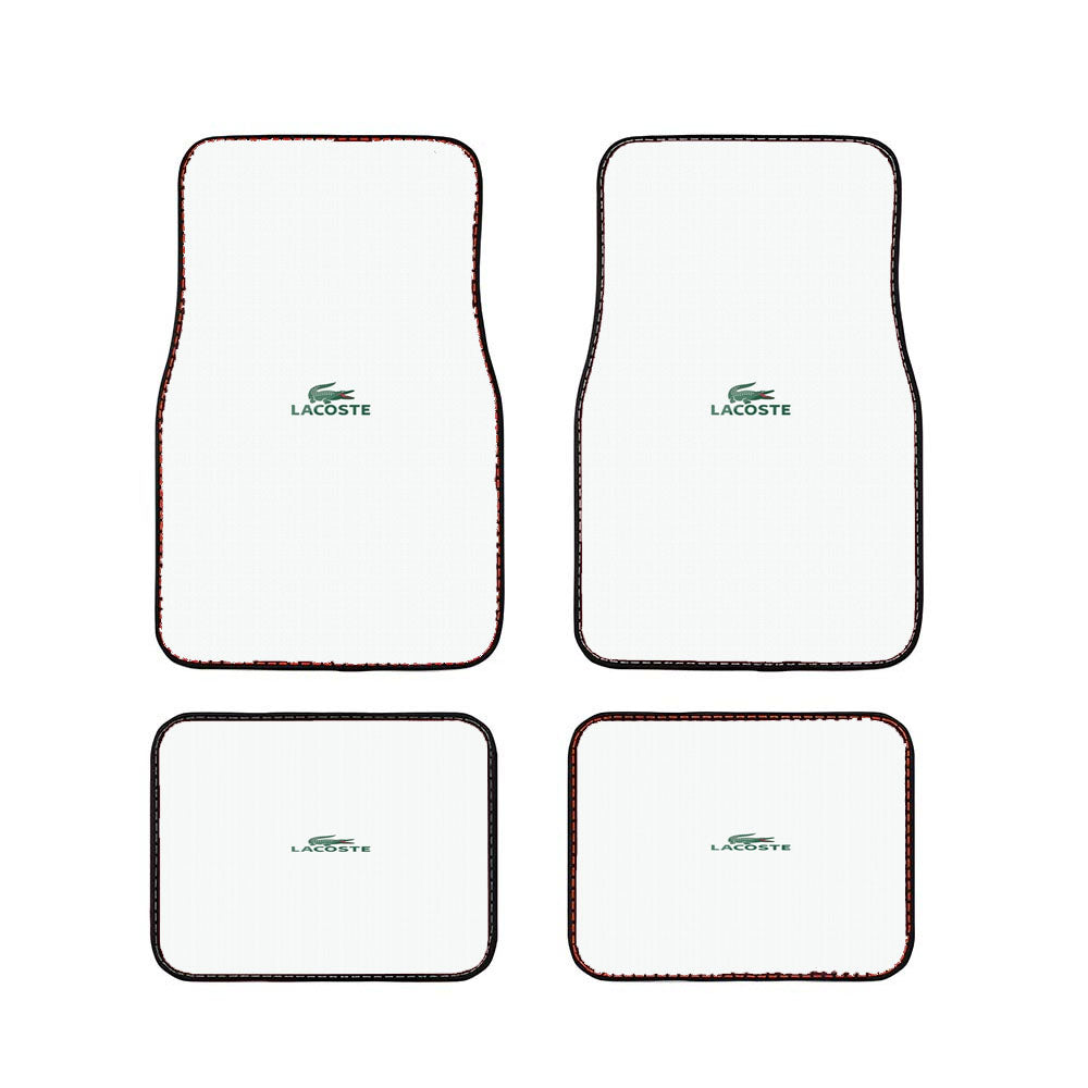 Lacoste Crocodile Logo Car Floor Mats Accessories