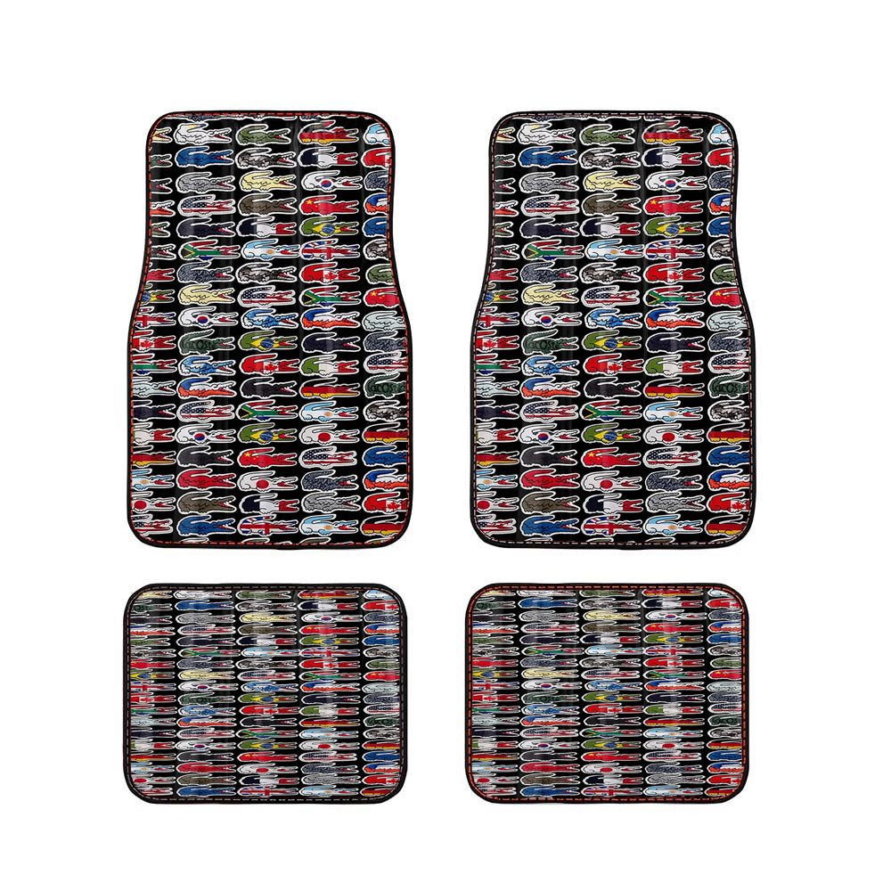 Lacoste World Flag Car Floor Mats Accessories
