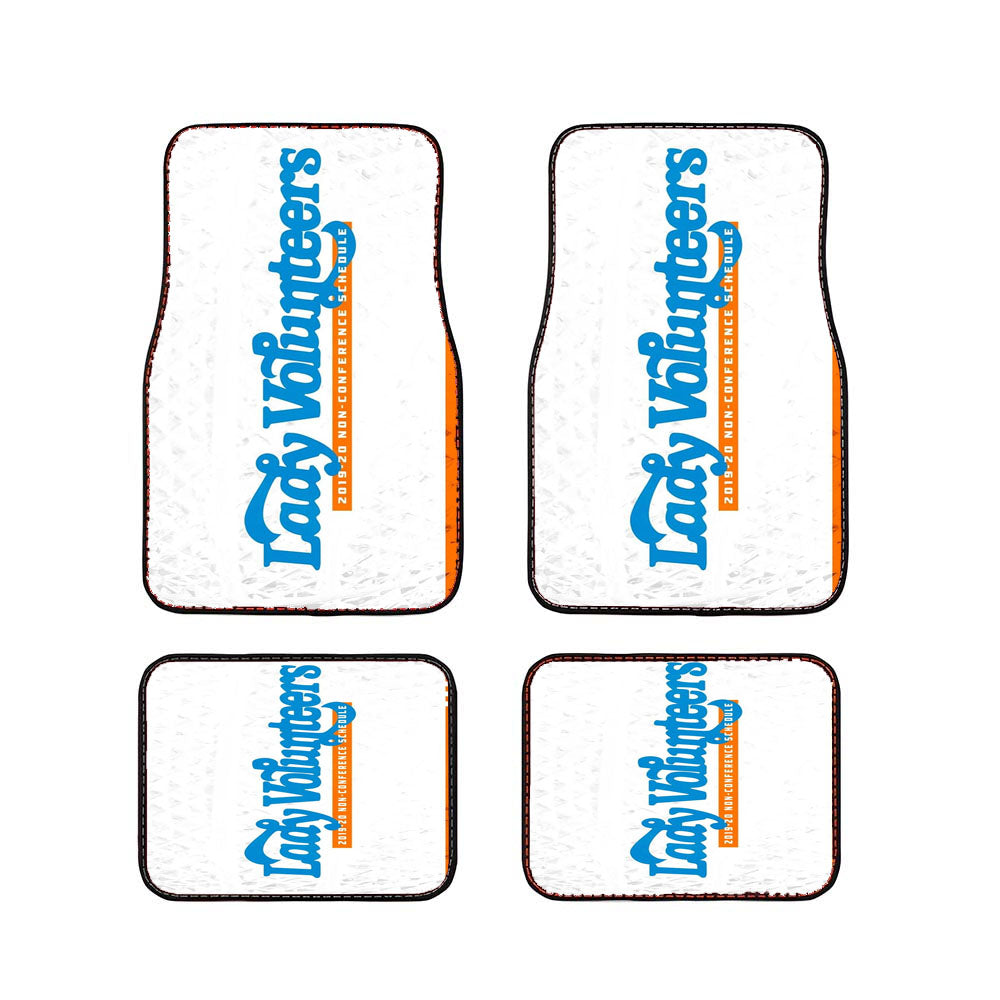 Lady Volunteers University Of Tennessee Art Car Floor Mats Accessories