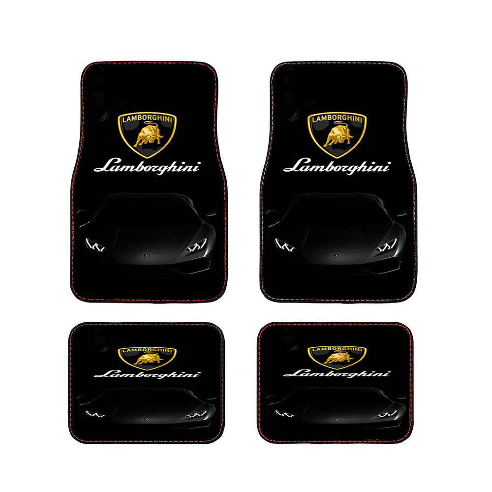 Lamborghini Black Car Floor Mats Accessories