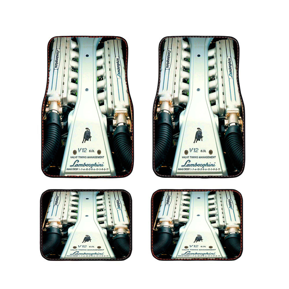 Lamborghini Engine V12 Car Floor Mats Accessories