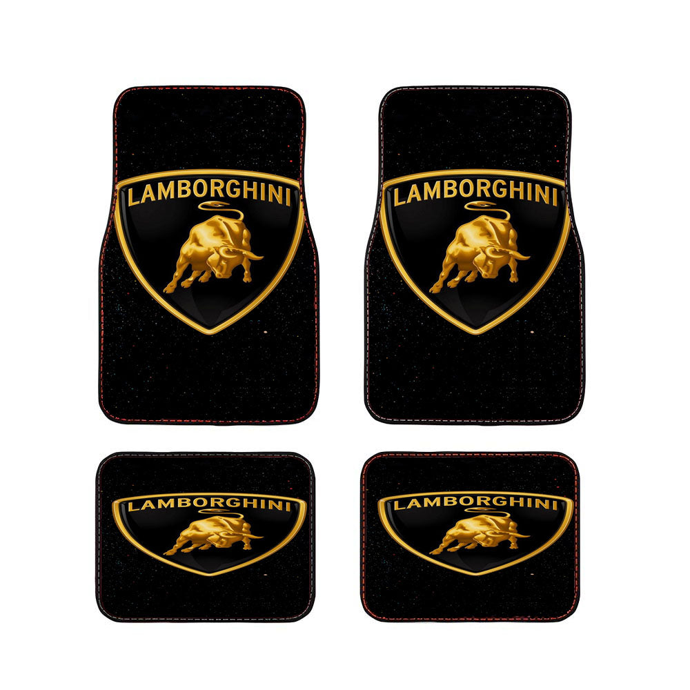 Lamborghini Gold Club Style Car Floor Mats Accessories