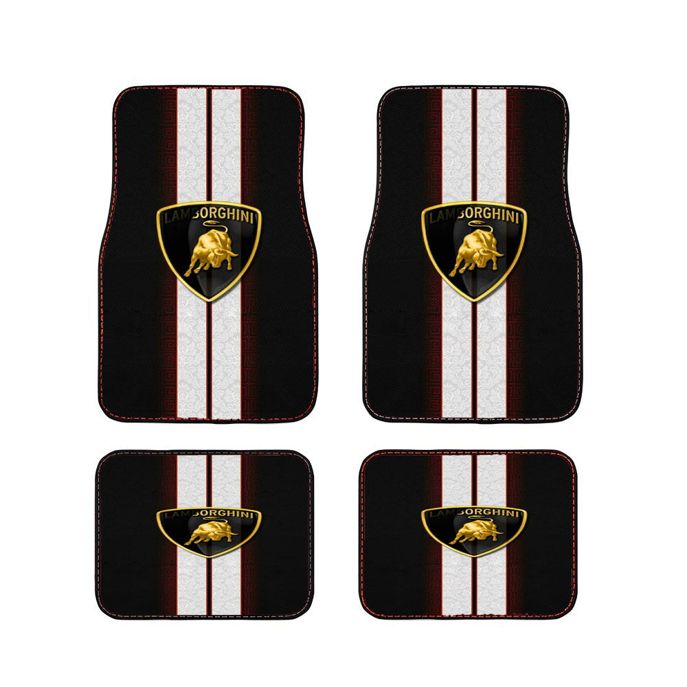 Lamborghini Silver Car Floor Mats Accessories
