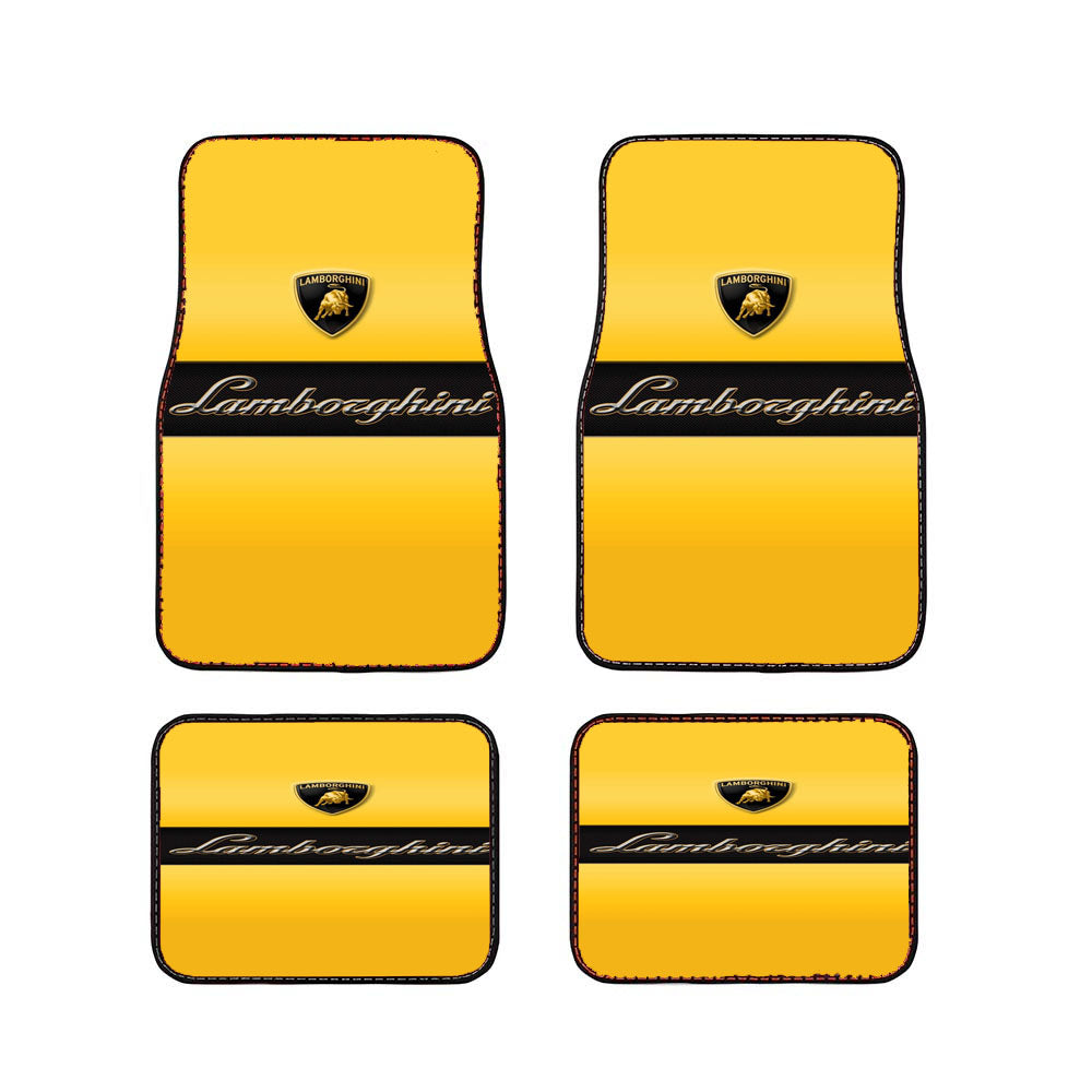 Lamborghini Yellow Wallpaper Car Floor Mats Accessories