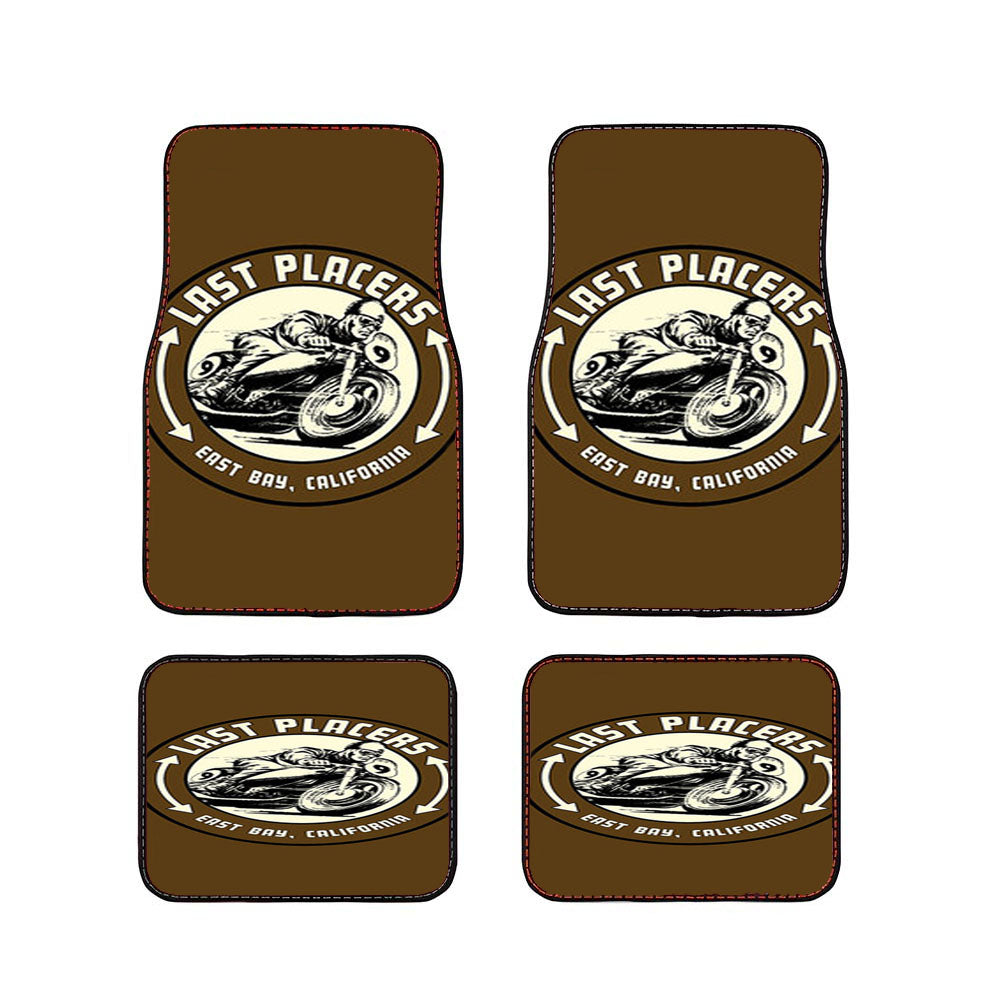 Last Placers Logo Brown Car Floor Mats Accessories