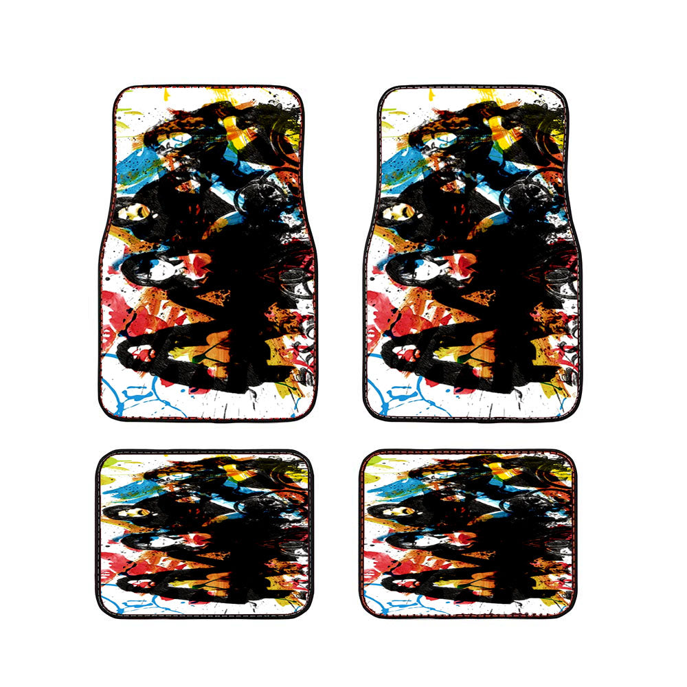Led Zeppelin Colorfull Car Floor Mats Accessories
