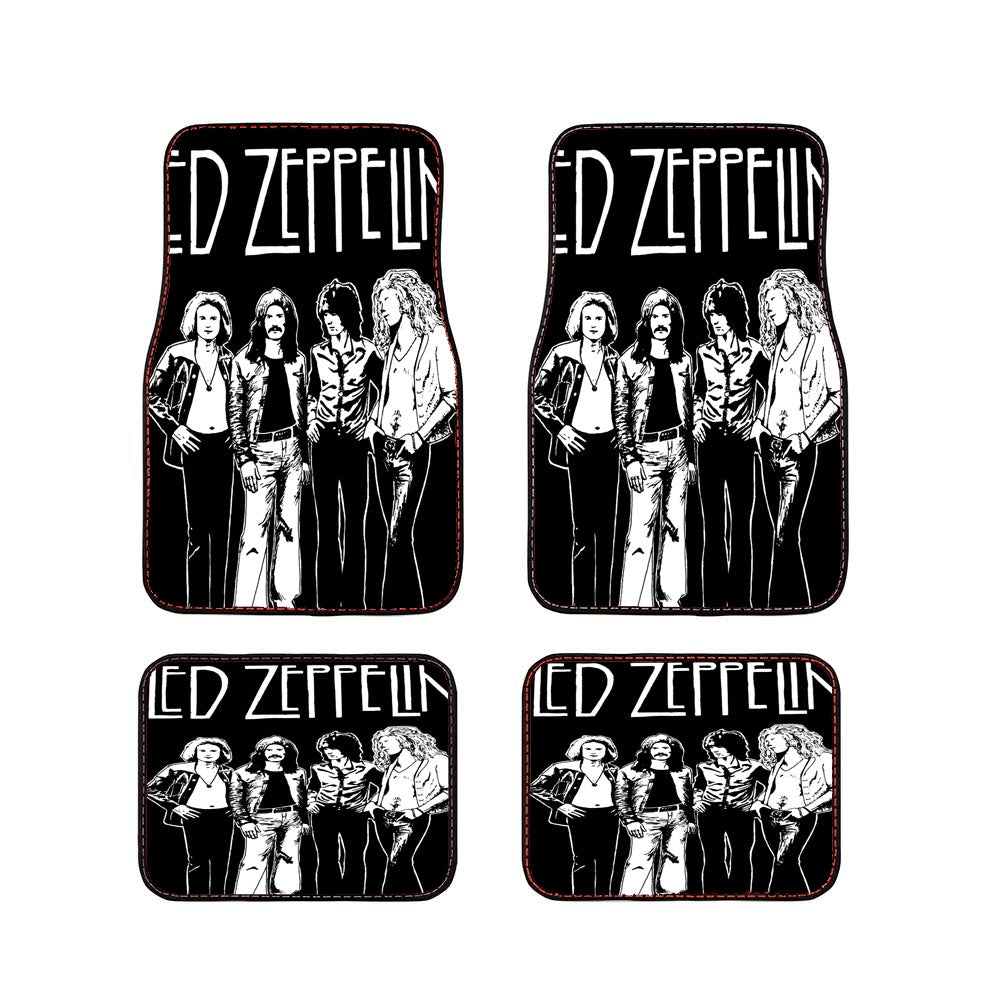 Led Zeppelin Poster Car Floor Mats Accessories