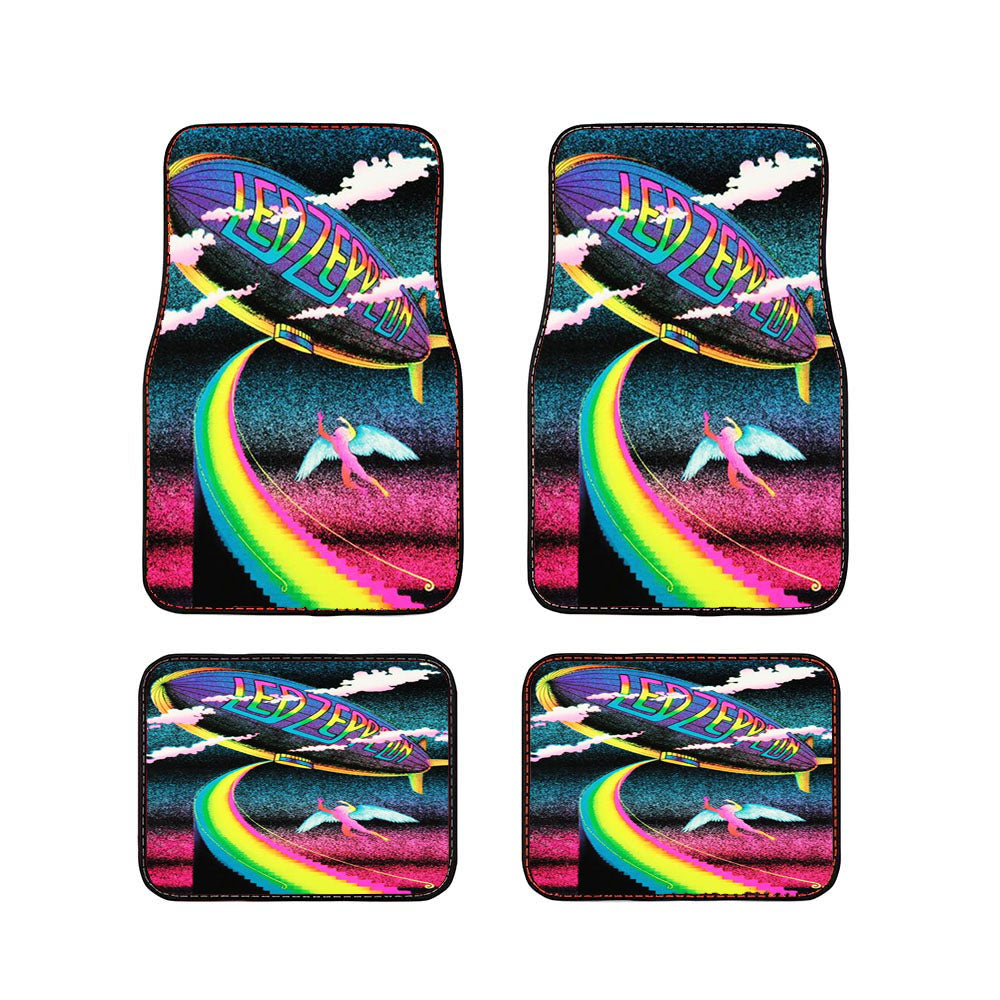 Led Zeppelin Vintage Art Wallpaper Car Floor Mats Accessories