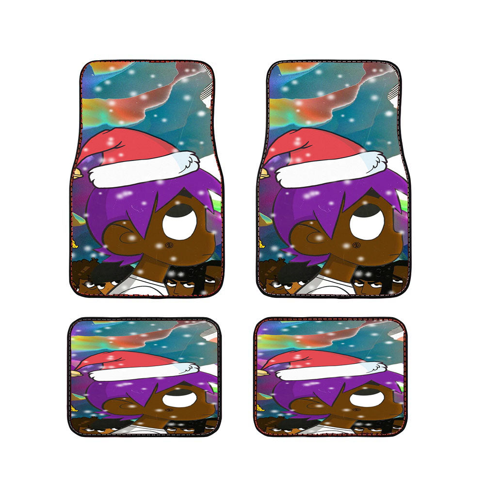 Lil Uzi Christmas Santa Car Floor Mats Accessories