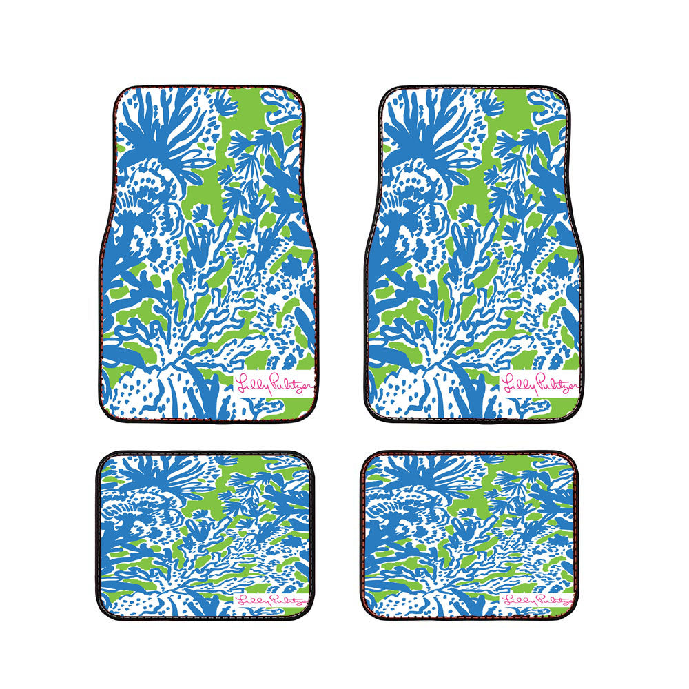 Lilly Pulitzer Biggest Car Floor Mats Accessories