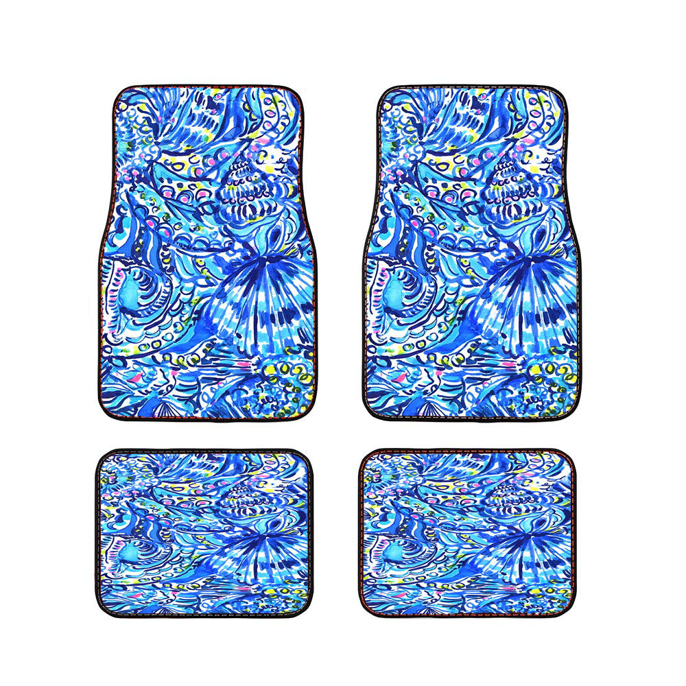 Lilly Pulitzer Ceviche Car Floor Mats Accessories