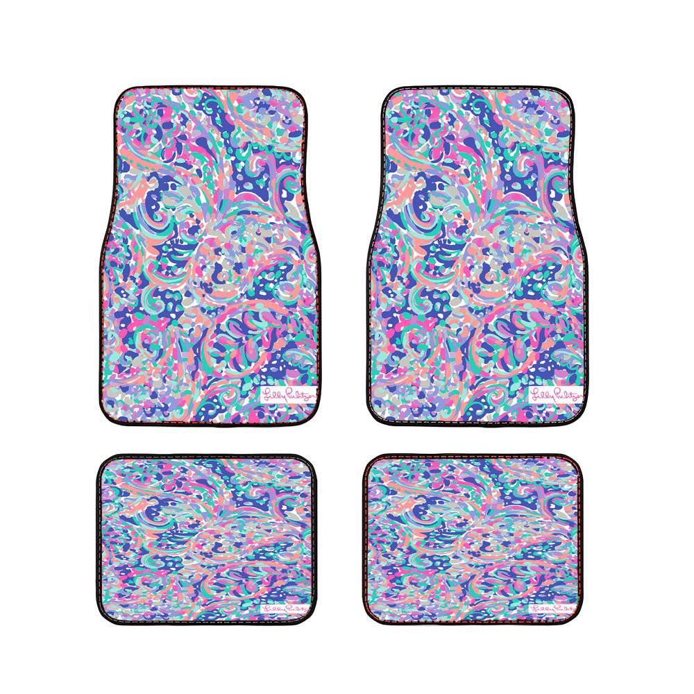 Lilly Pulitzer Cute Car Floor Mats Accessories