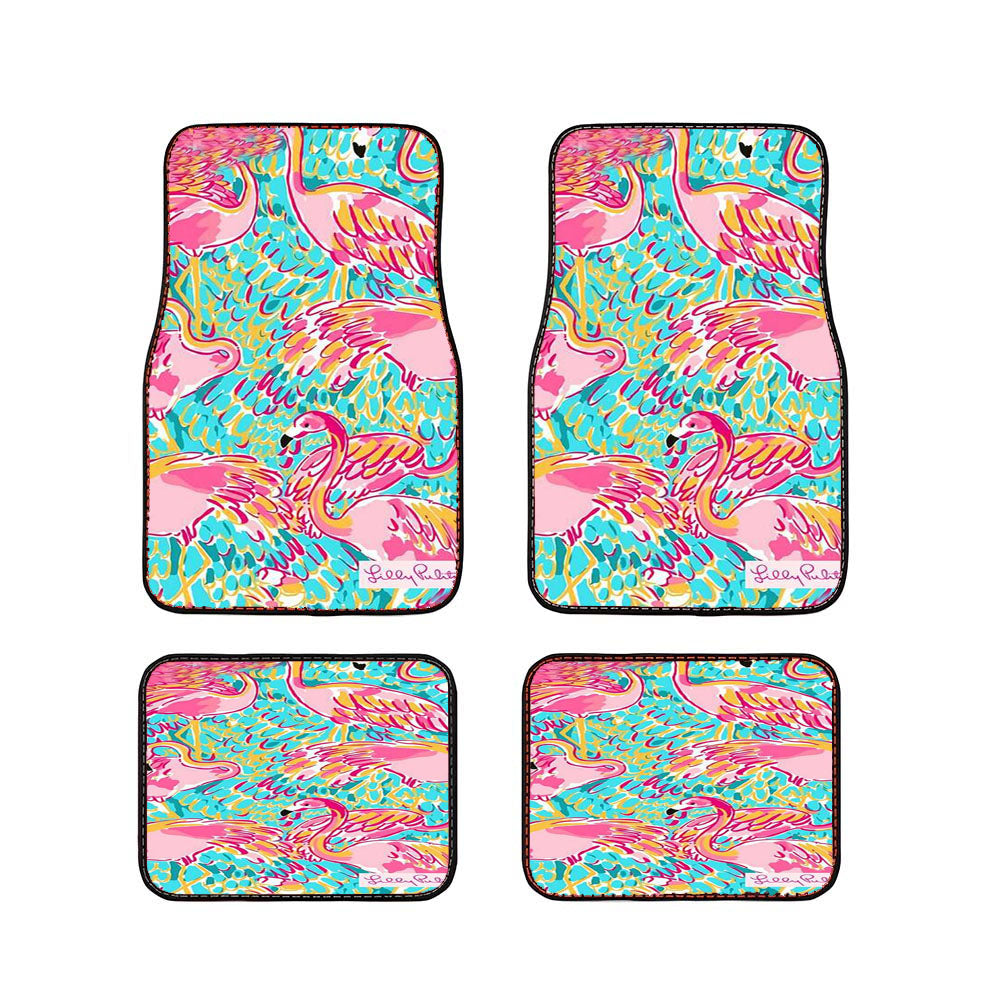 Lilly Pulitzer Flamingo Car Floor Mats Accessories