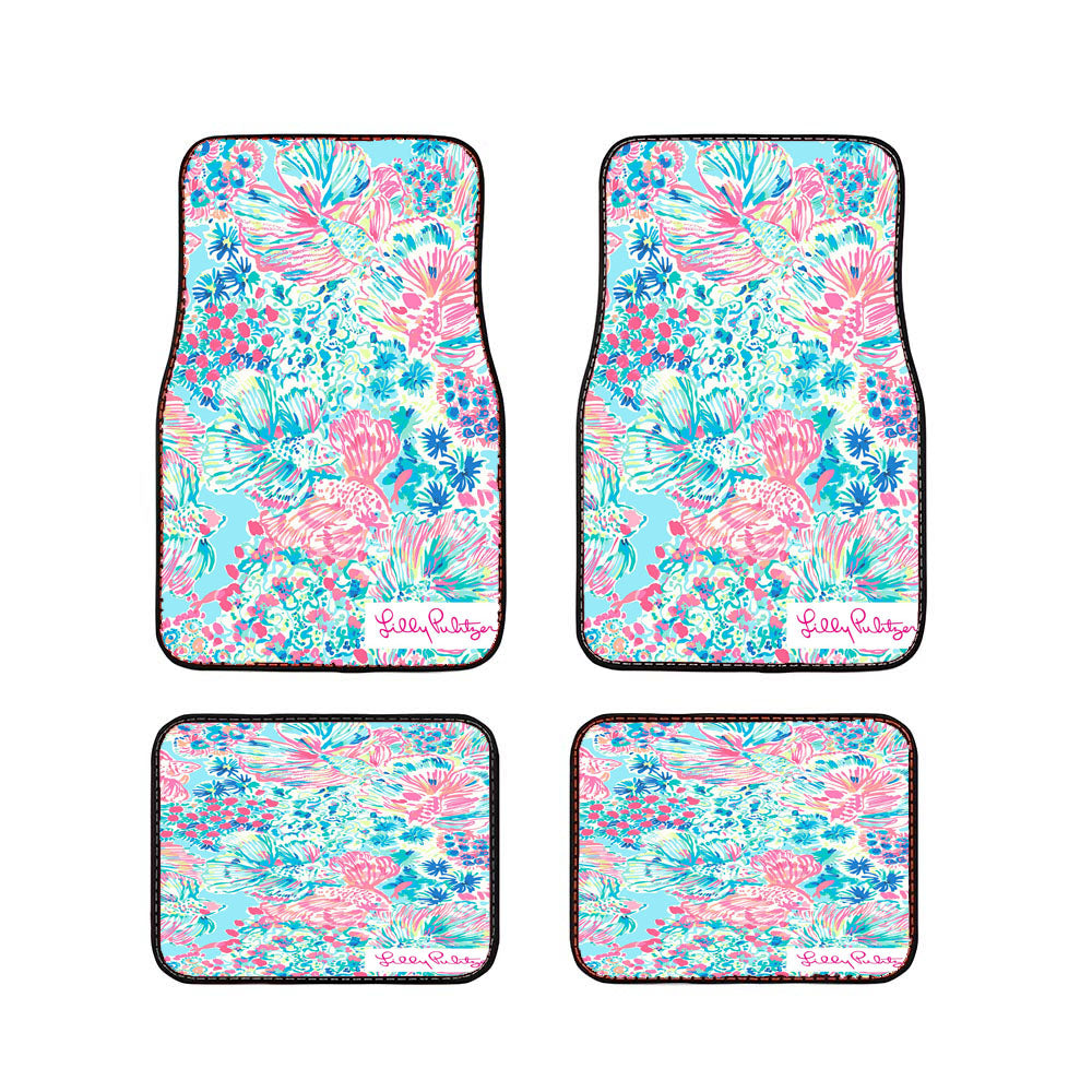 Lilly Pulitzer Gypsea Dress Car Floor Mats Accessories