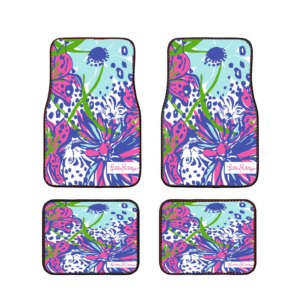 Lilly Pulitzer In The Garden Car Floor Mats Accessories