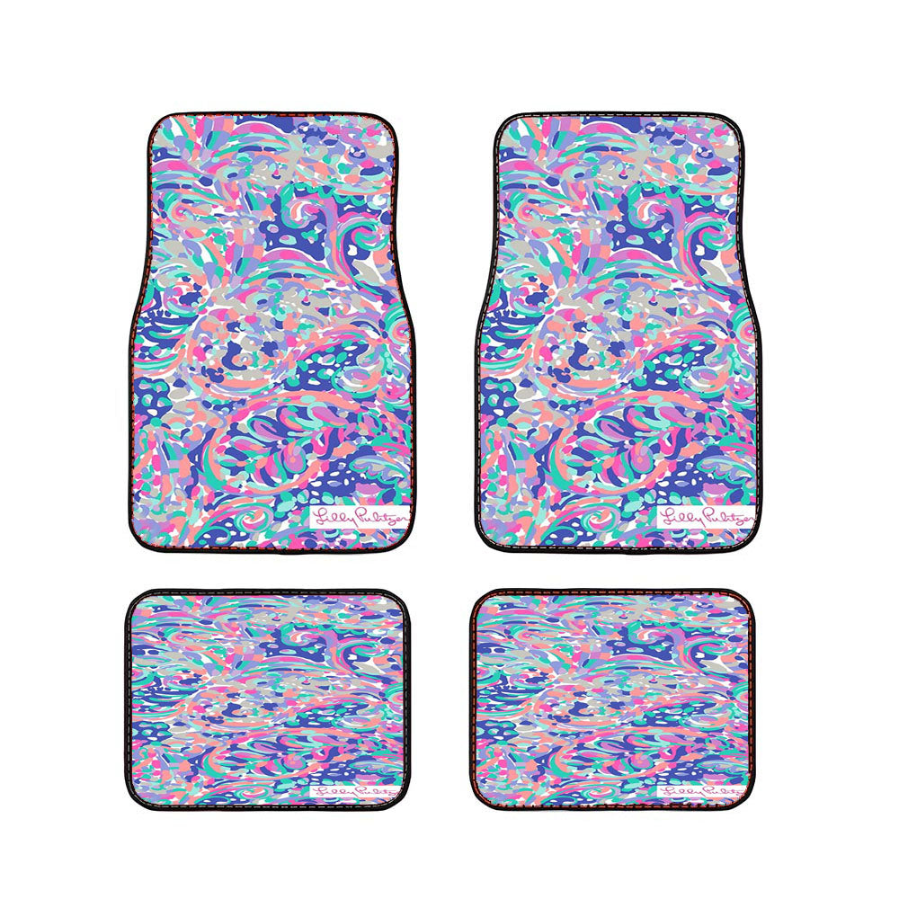 Lilly Pulitzer La Playa Car Floor Mats Accessories
