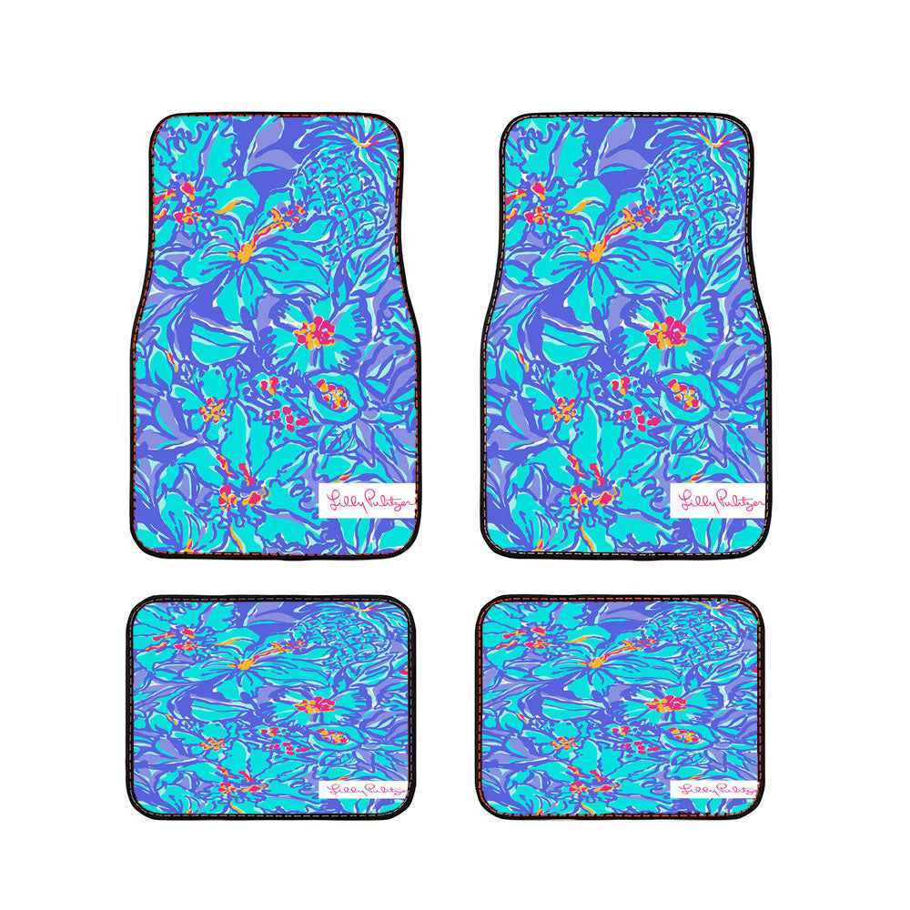 Lilly Pulitzer Mai Car Floor Mats Accessories