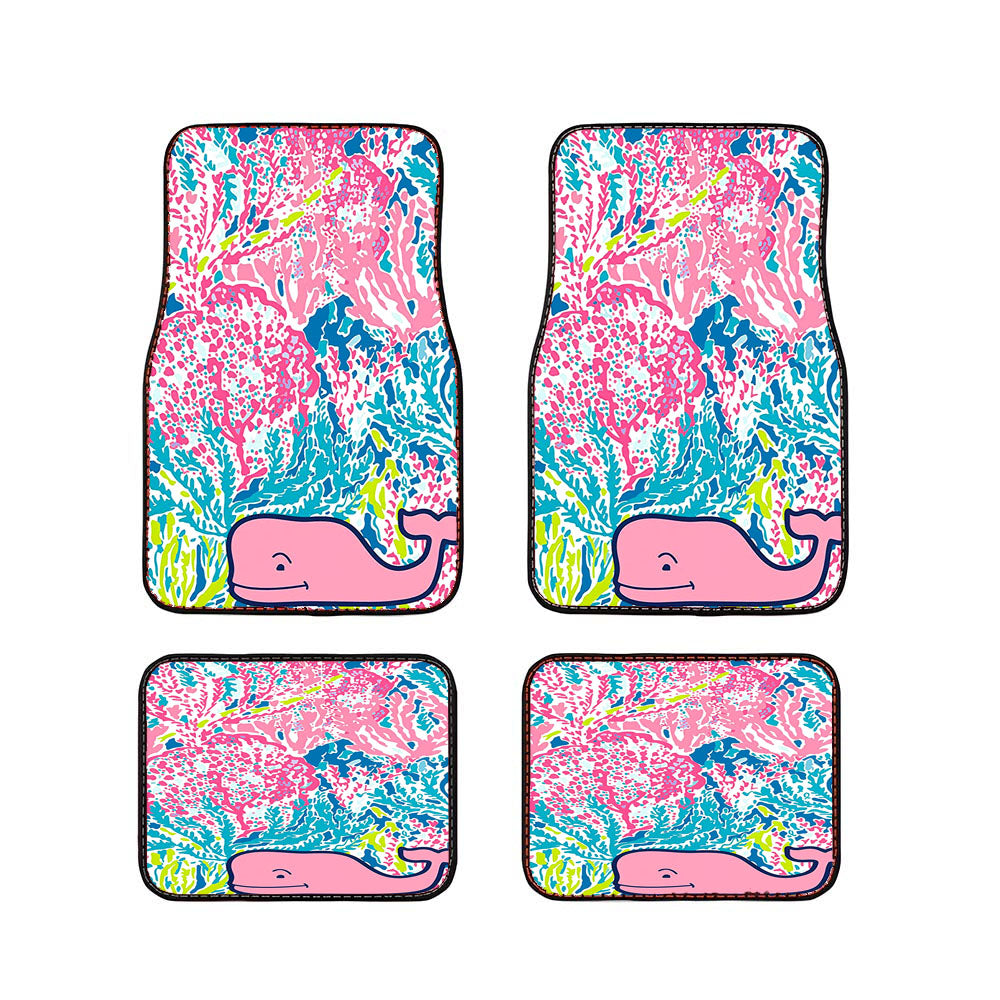 Lilly Pulitzer Monogram And Vineyard Vines Whale Car Floor Mats Accessories